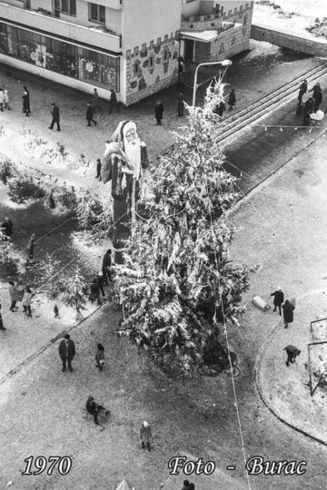 Între Moș Gerilă și Moș Crăciun. Fotografii rare cu orașul Suceava împodobit de sărbători