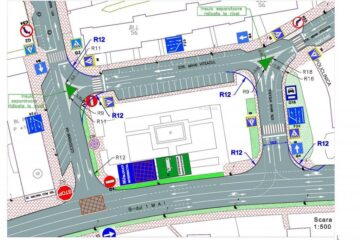 Proiectele care reglementează noile sensuri unice și restricțiile de trafic din zona Areni