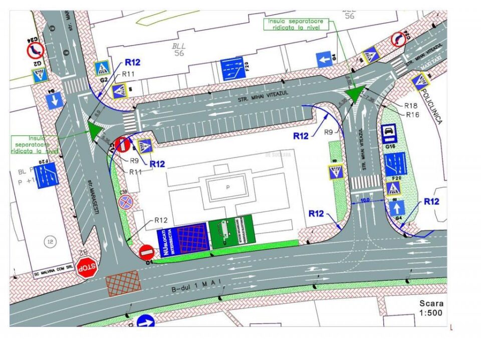 Proiectele care reglementează noile sensuri unice și restricțiile de trafic din zona Areni