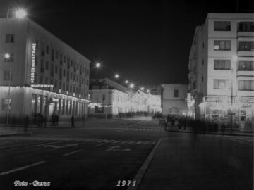 Între Moș Gerilă și Moș Crăciun. Fotografii rare cu orașul Suceava împodobit de sărbători