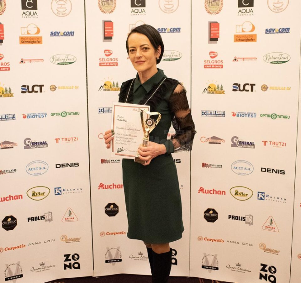 Nicoleta Bogoș, președinta Asociației „Licuricii Fericiți” și laureată a Galei „Top 10 Suceveni”, ediția a VIII-a