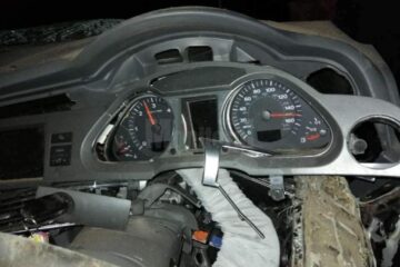 Acul vitezometrului în mile