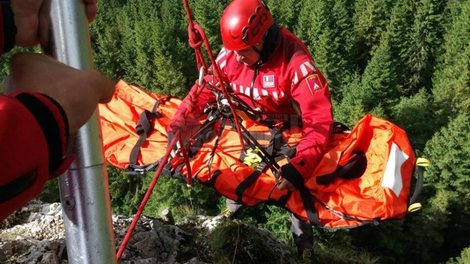 Lucian Drăgan la cursurile de salvator montan