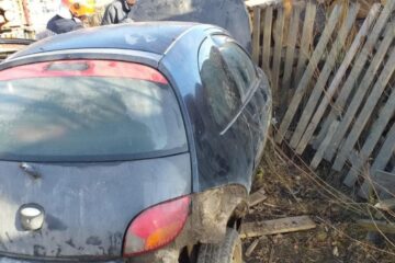 Mașina implicată în accident