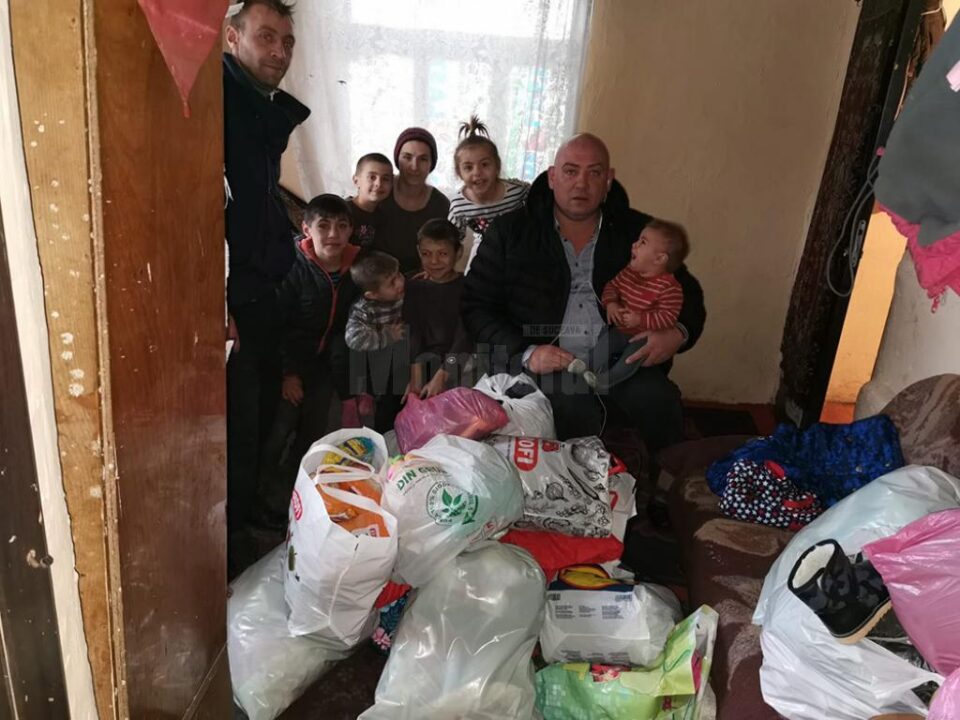O familie cu 7 copii minori din satul Basarabi, comuna Preutești, are nevoie de ajutor