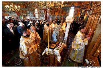 Biserica-paraclis a Mănăstirii Voroneț și-a cinstit ocrotitorul, pe Sfântul Cuvios Daniil Sihastrul