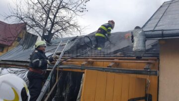 Incendiu la o gospodărie din Gura Humorului