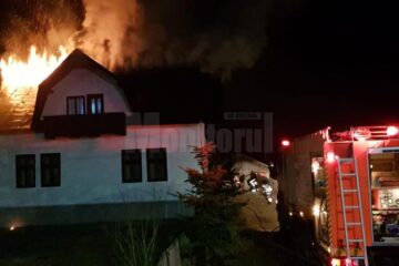 Clădirea Brigăzii Silvice Poiana Stampei a fost aproape de a se face scrum