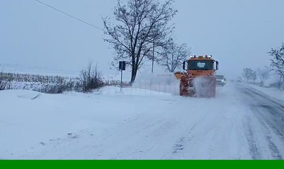Drumul județean Suceava - Berchișești, aproape blocat în zona Drăgoiești – Măzănăiești