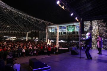 Pavel și Cleopatra Stratan, pe scena Revelionului 2020, la Suceava