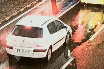 Mașina condusă de tânărul care a provocat accidentul mortal și a fugit