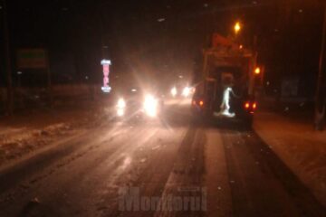Circulație îngreunată pe DN 17, în zona Stroiești și mai multe drumuri județene acoperite cu zăpadă