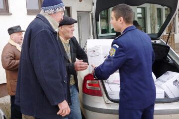 Acțiune umanitară a polițiștilor