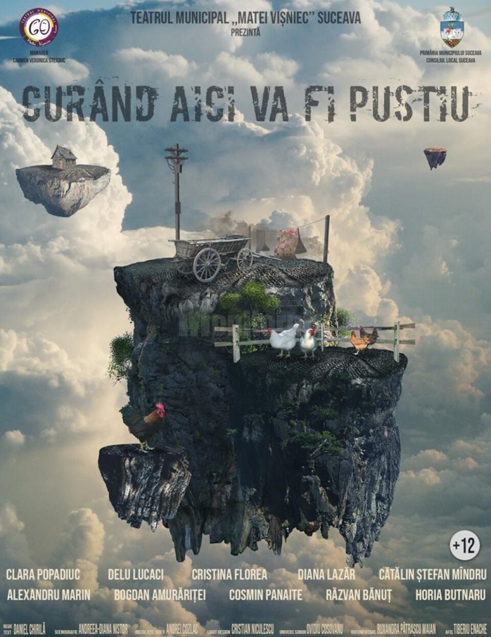 Afisul spectacolului Curand, aici va fi pustiu