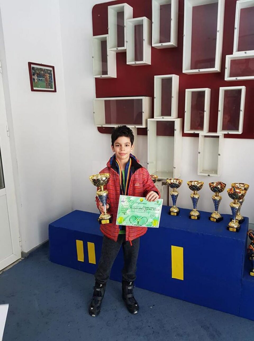 Karlo Piticaru a câștigat două trofee la Cupa de Iarnă