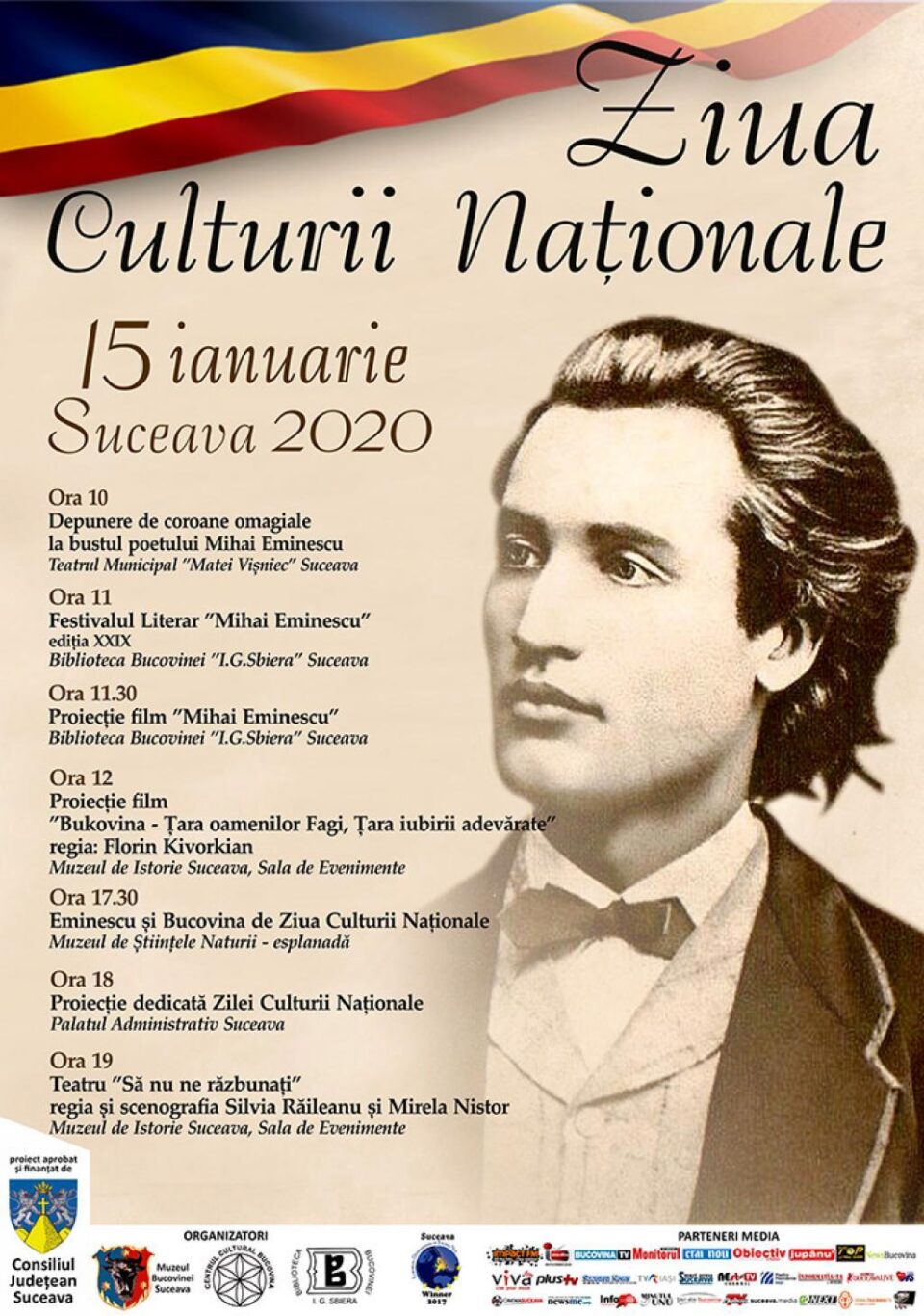 Programul Zilei Culturii Naționale, la Suceava
