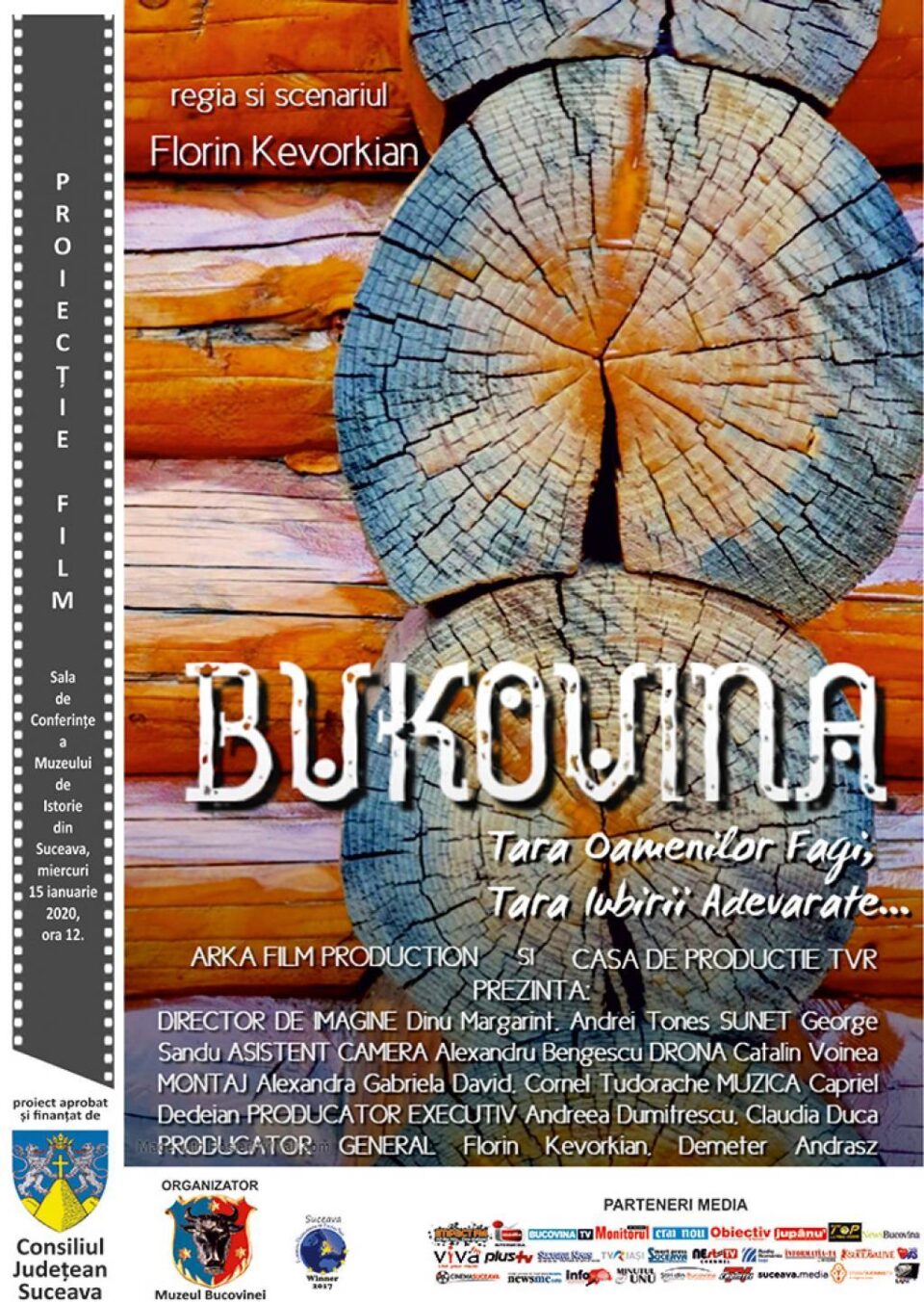 Lansarea filmului documentar „Bukovina – Țara Oamenilor Fagi, țara iubirii adevărate”, miercuri, la Muzeul de Istorie Lansarea filmului documentar „Bukovina – Țara Oamenilor Fagi, țara iubirii adevărate”, miercuri, la Muzeul de Istorie