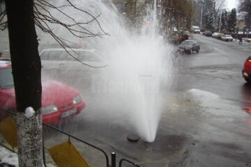 Avarie la reteaua de apa rece a ACET