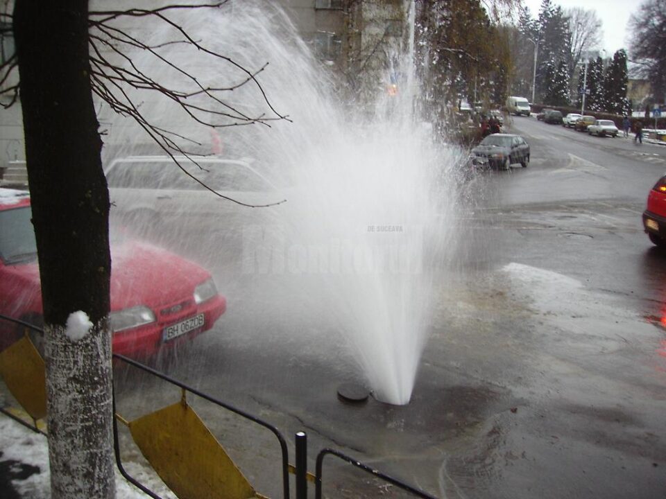 Avarie la reteaua de apa rece a ACET