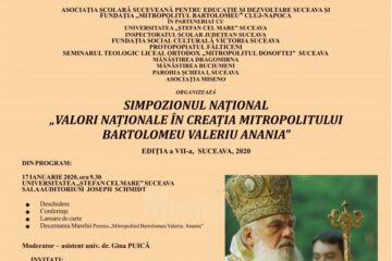 Simpozionul Național ,,Valori Naționale în creația Mitropolitului Bartolomeu Valeriu Anania”, ediția a VII-a