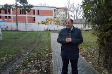 Președintele CJ Gheorghe Flutur la viitorul institut oncologic