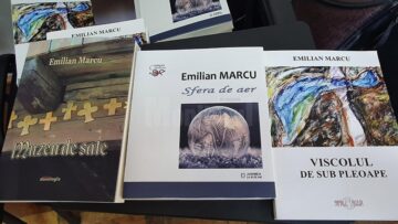 Emilian Marcu, proaspăt laureat al Academiei Române cu premiul „Ion Creangă” pentru proză, și-a lansat două cărți la Suceava