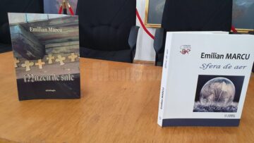 Emilian Marcu, proaspăt laureat al Academiei Române cu premiul „Ion Creangă” pentru proză, și-a lansat două cărți la Suceava
