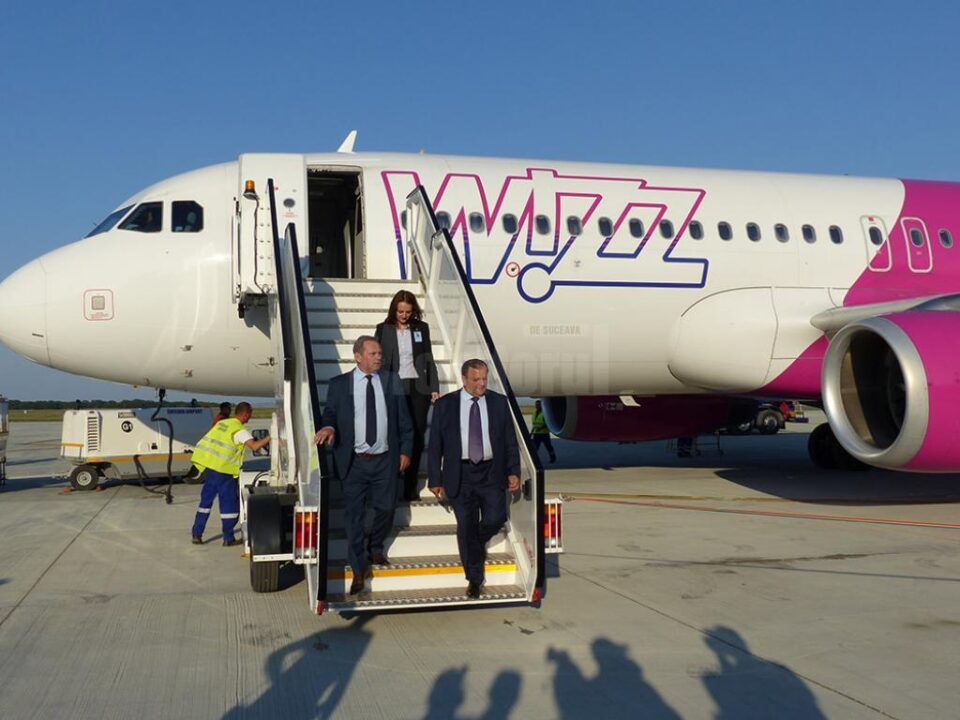 Gheorghe Flutur a anunțat oficial că Wizz Air va avea zboruri din Suceava spre Viena
