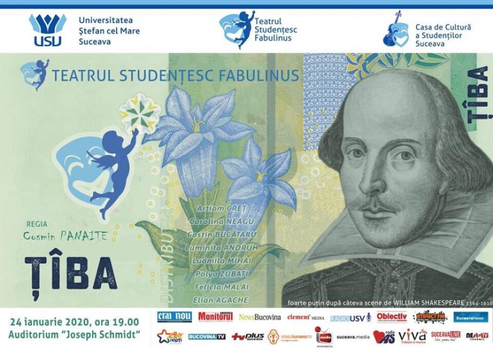 Trupa de teatru studențesc „Fabulinus” aduce „Țîba” pe scena USV