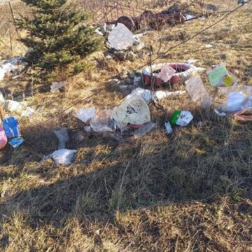 4-5 tone tone de deșeuri au acoperit câmpurile din jurul depozitului de la Moara