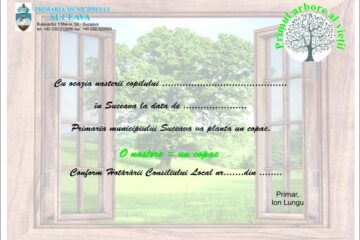 „Primul arbore al vieții” – plantare de arbori pentru fiecare copil născut în Suceava