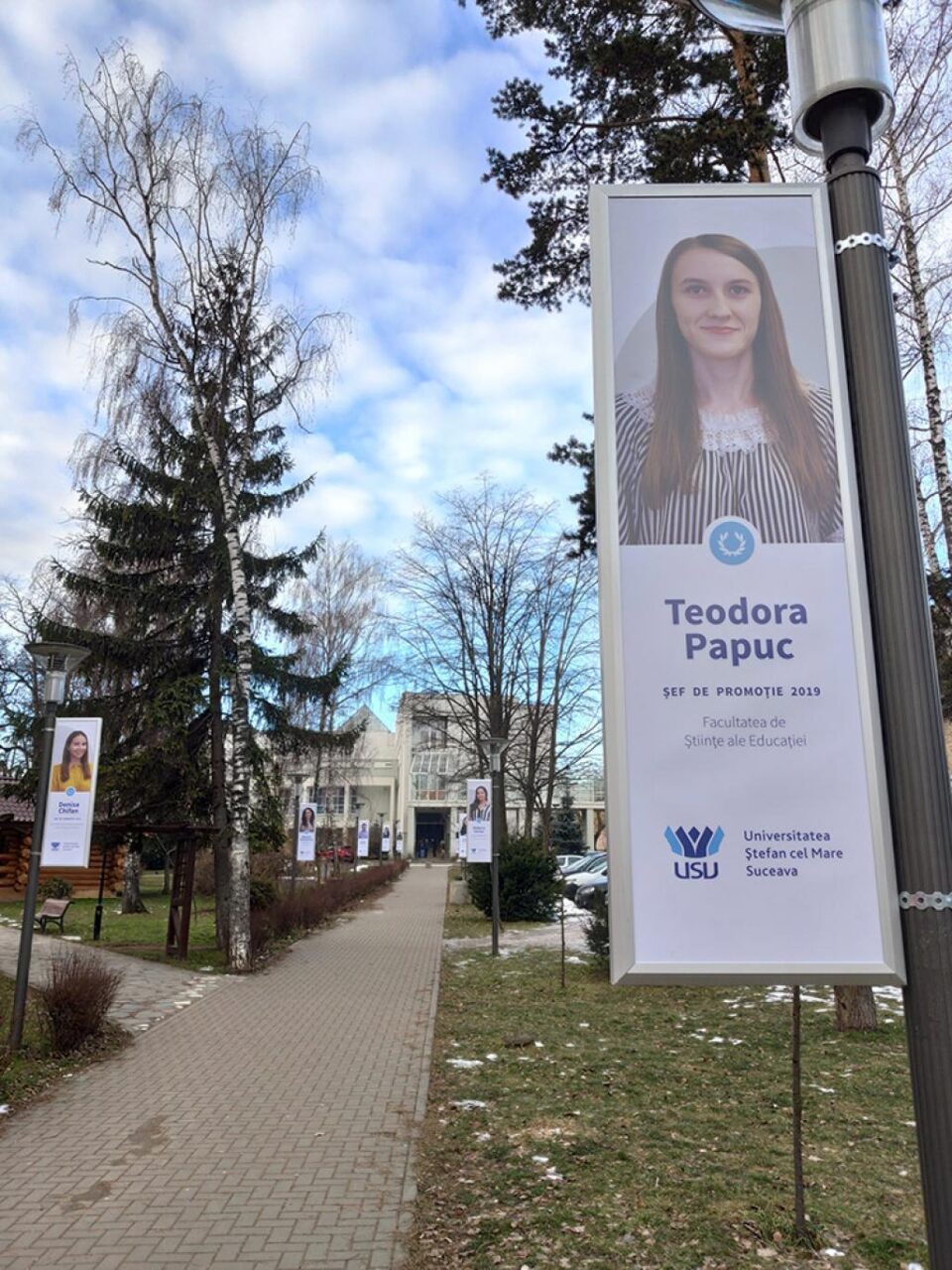 Aleea șefilor de promoție de la Universitatea din Suceava