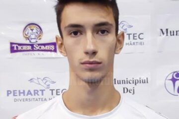 Alexandru Rață e jucător de bază la Unirea Dej