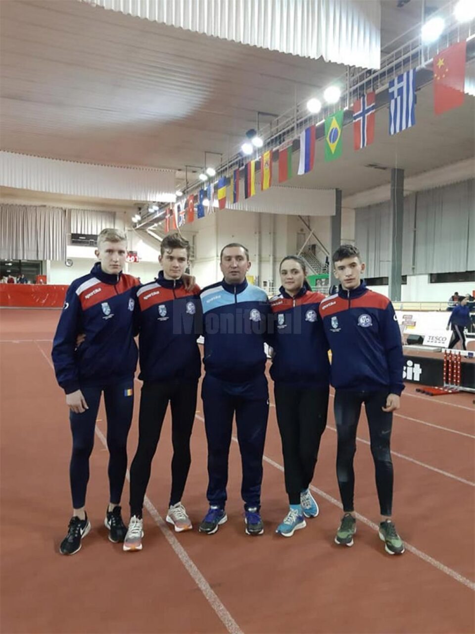 Atleții dorneni, alături de antrenorul Cristian Prâsneac
