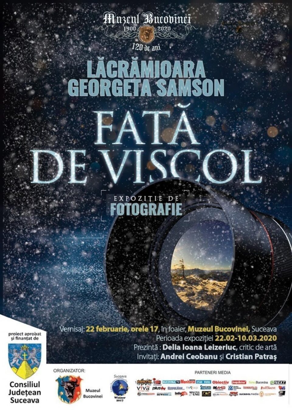 „Fată de viscol”, expoziție de fotografie realizată de Lăcrămioara Georgeta Samson, la Muzeul Bucovinei