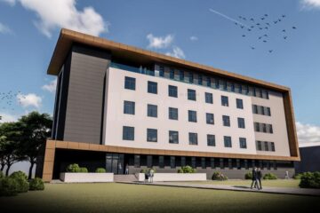 Noul corp de clădire în care va funcționa secția Oncologie a spitalului