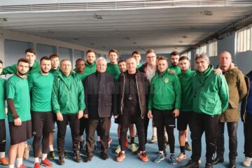 Primarul Sucevei, alături de fotbaliștii Forestei