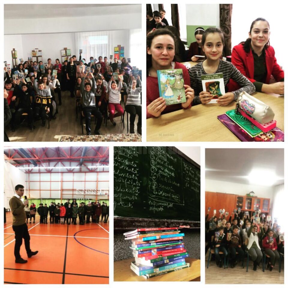 Donație de peste 2000 de cărți în satele din județul Suceava