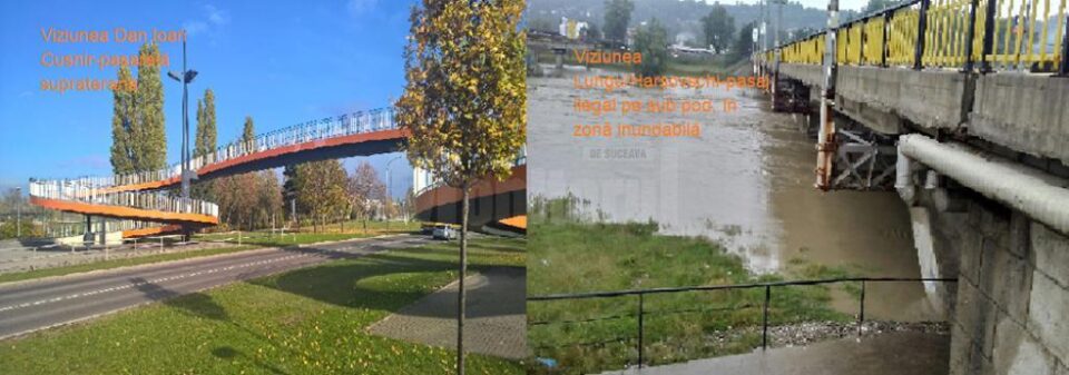 Cușnir prezintă cum ar trebui să fie construit un pasaj suprateran în zona bazarului din Suceava