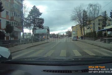 Depășire chiar pe trecerea de pietoni