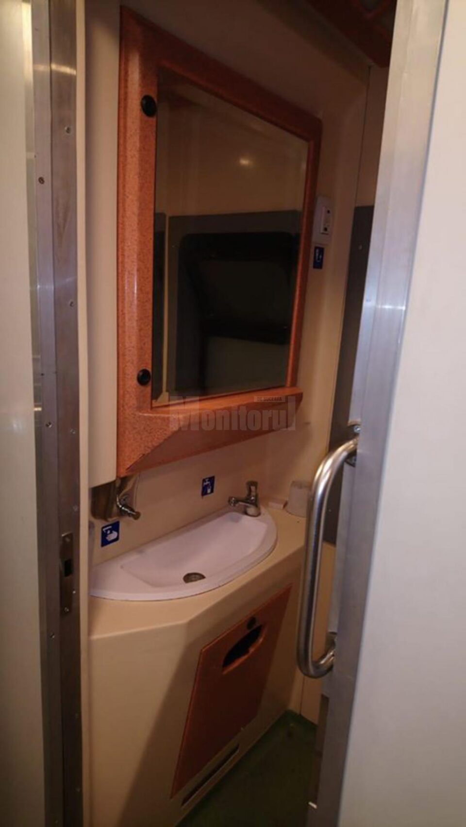 Toaletele din noile vagoane ale CFR