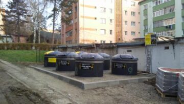 Lucrarile de pavare a punctelor de colectare din Burdujeni
