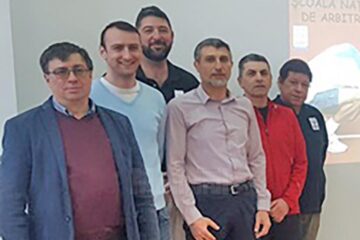 Cei 4 suceveni alaturi de sefii arbitrajului din cadrul FRT