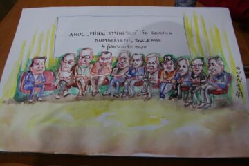 Dumbrăveniul în haine de gală: artiști, academicieni și oameni cu greutate la prima manifestare dedicată lui Mihai Eminescu