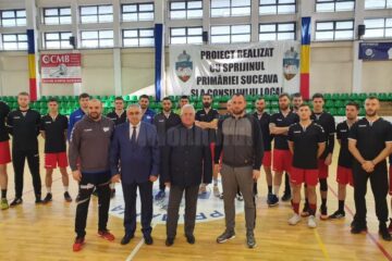 Sala Polivalentă a Sucevei ar putea fi inaugurată cu un meci al echipei de handbal Universitatea Suceava în Cupele Europene