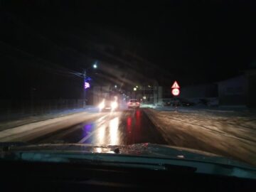 Copaci căzuți peste calea ferată, blocaje rutiere și circulație îngreunată, din cauza viscolului