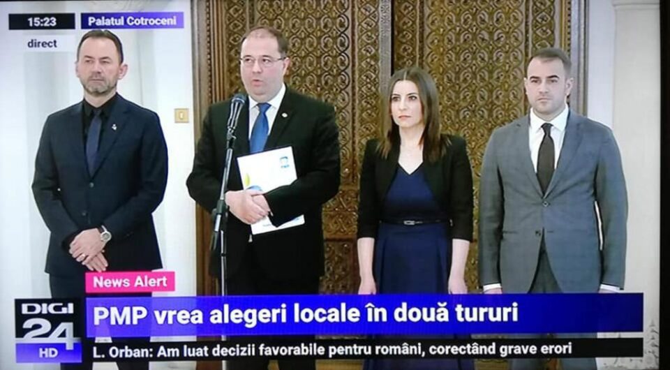 Marian Andronache, prezent la Cotroceni, în delegația PMP, la consultările pentru desemnarea unui candidat de prim-ministru