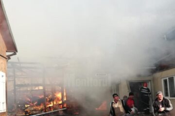 Incendiu devastator la o gospodărie din Mănăstirea Humorului