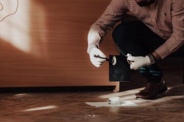 Polițistul criminalist Andrei Ceobanu a fost prezent la ultima întâlnire Foto: Dan Gașpar