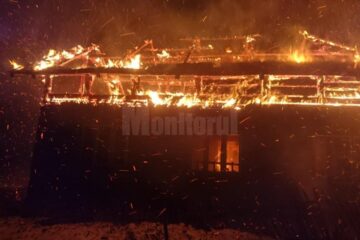 Un bătrân și-a găsit sfârșitul într-un incendiu izbucnit în timpul nopții, la Dorna Candrenilor